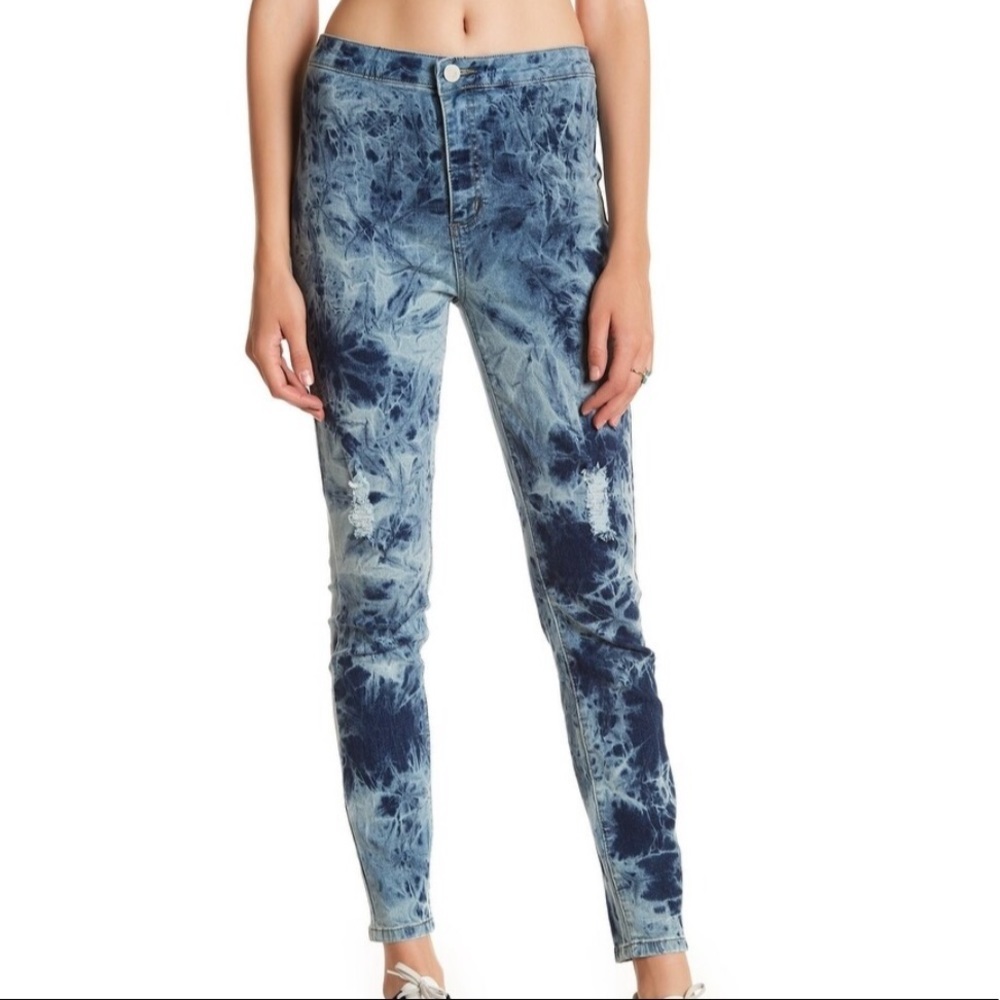 Ashley Mason Acid Washed skinny jeans Sz 15